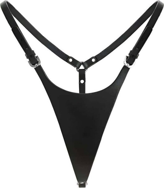 Aesco Fantazi Deri Külot, Brazilian Tanga - BRF1133 görsel 3