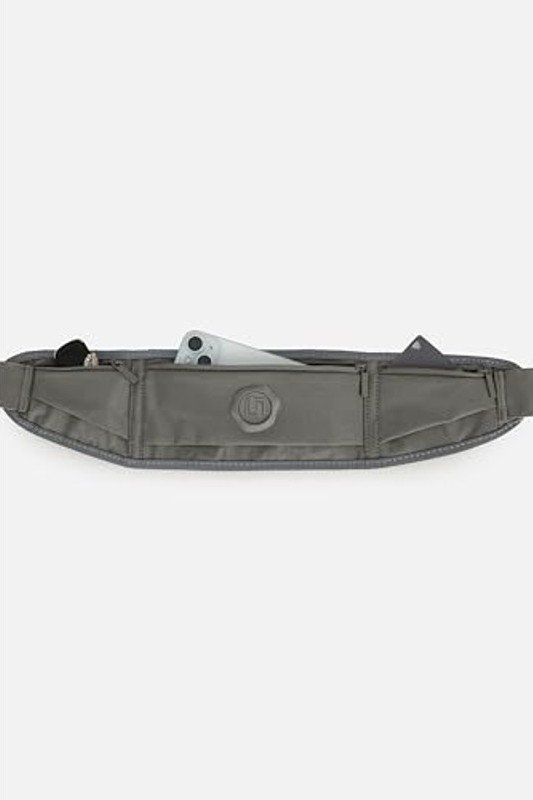 Die Grup Reflektörlü Koşucu Bel Çantası, Unisex Tasarım, Haki Renk görsel 3