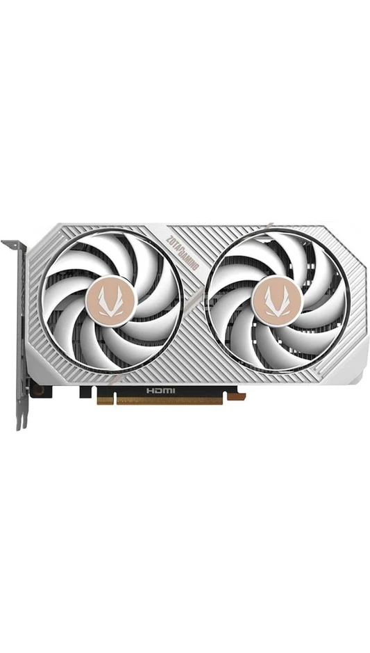 Resim Zotac Geforce Rtx 5060 Gamıng Twın Edge Oc Whıte 8gb Gddr7 128BIT Dlss 4 Ekran Kartı 