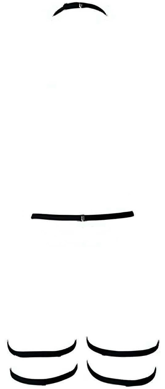 GiyimCity Bel Boyun ve Bacaktan Bağlamalı Harness Jartiyer görsel 6