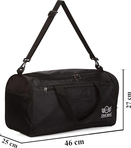 Bemy Ticaret A Dos Unisex Önü Cepli Uzun Askılı Ayakkabı Bölmeli Geniş Hacimli Gym Fitness Spor Çantası Kabin Boy görsel 5