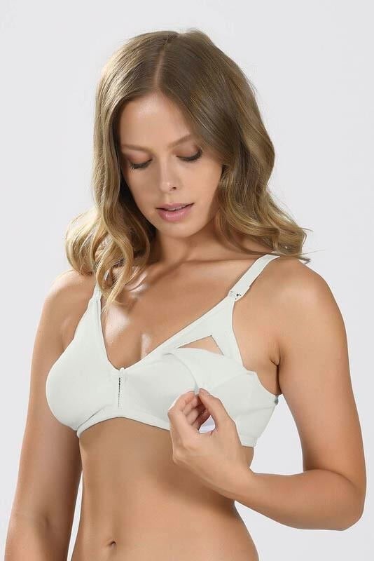 Marsilyan Arias Closet Ekru Dikişsiz Emzirme Sütyeni