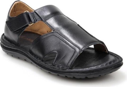 Pisagor PS-5347 Erkek Hakiki Deri Comfort Sandalet Ayakkabı görsel 2