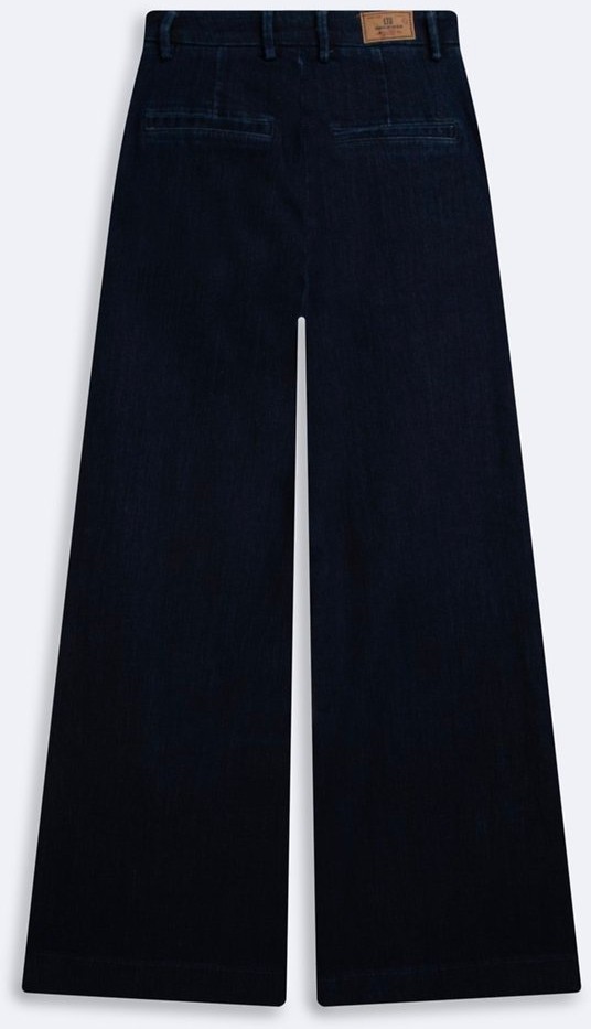 LTB Vıvıana Geniş Paça Yüksek Bel Dark Indigo Jean Pantolon görsel 2