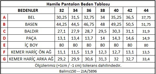 Balins Hamile Gri Baskılı Gabardin Pantolon Gri görsel 4