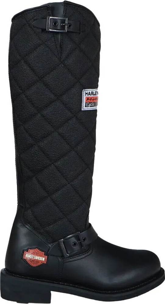 Harley Davidson Laconia Hi Siyah Klasik Çizme Unisex Su Geçirmez Konforlu Tasarım görsel 7