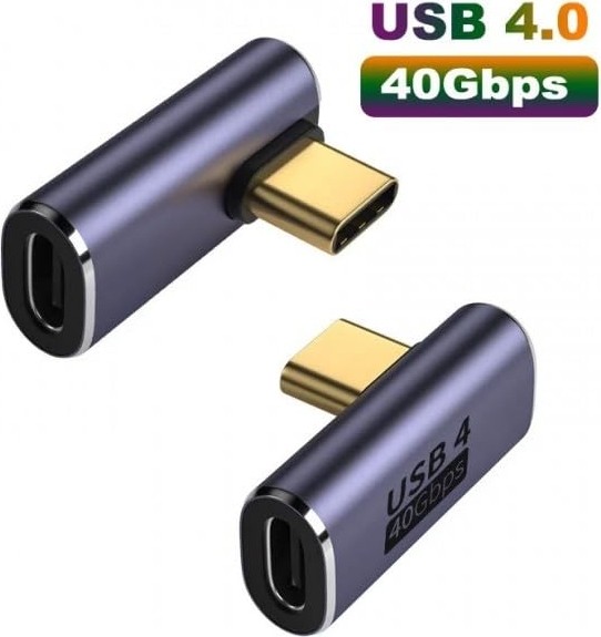 Die Grup Genel L Type-C Çevirici Usb4 40 Gbps 90 Derece Dik Type-C Çevirici 1 Adet görsel 4