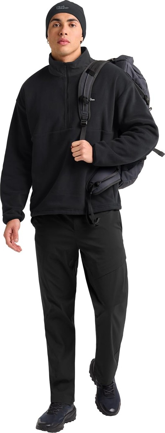 Esranın Dünyası Jack Wolfskın Real Stuff Beanıe Unisex Yetişkin Bere Black One Size görsel 3