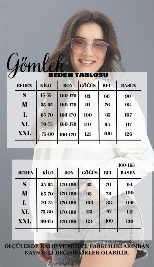Fergolli Gömlek Keten Garnili Çizgili Kot - Turuncu görsel 5