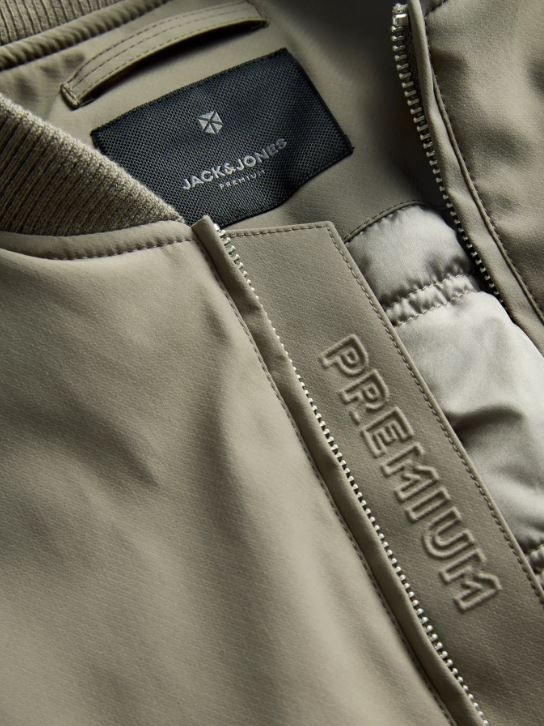 Jack & Jones Erkek Jprblajosh Bomber Haki Ceket - 12301234 görsel 4