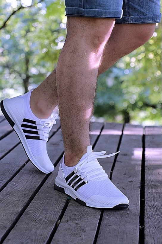 İmershoes Günlük Kadın - Erkek Sneaker Nefes Alabilen Triko Bağcıklı Hafif Yürüyüş Esnek Spor Ayakkabı 249 053