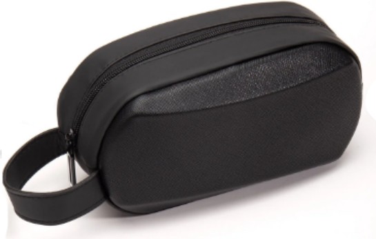 Sannora Bags Siyah Erkek Portföy Clutch Traş Kozmetik Bakım ve Günlük El Çantası