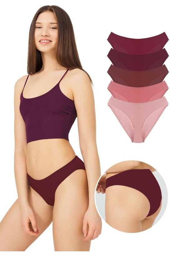 Cottonhill Pamuklu Kadın Bikini Külot 5'li Paket görsel 3