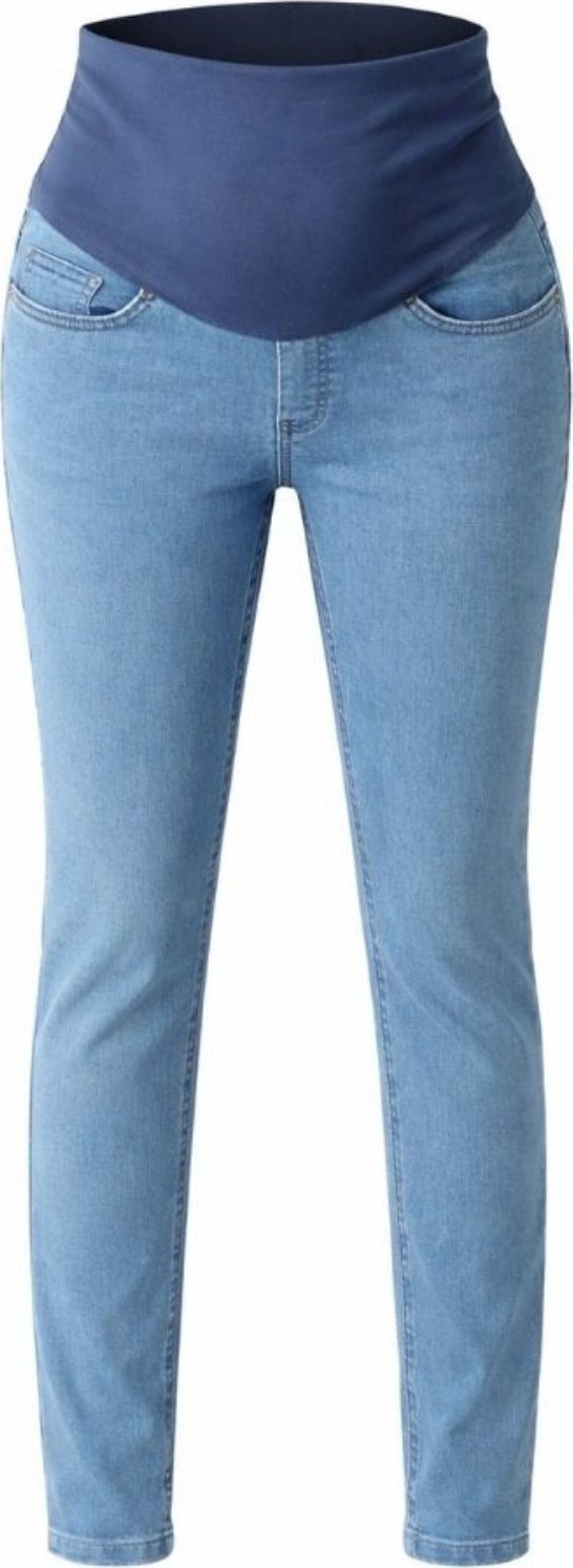 Belirtilmemiş Hamile Kadın Esnek Karın Bantlı Slim Fit Denim Jean Pantolon görsel 3