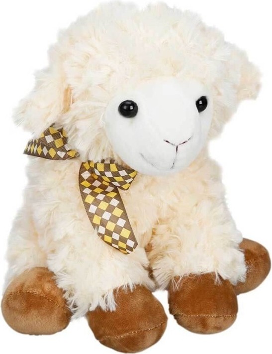 Dorasan Oturan Peluş Kuzu 24 cm görsel 2