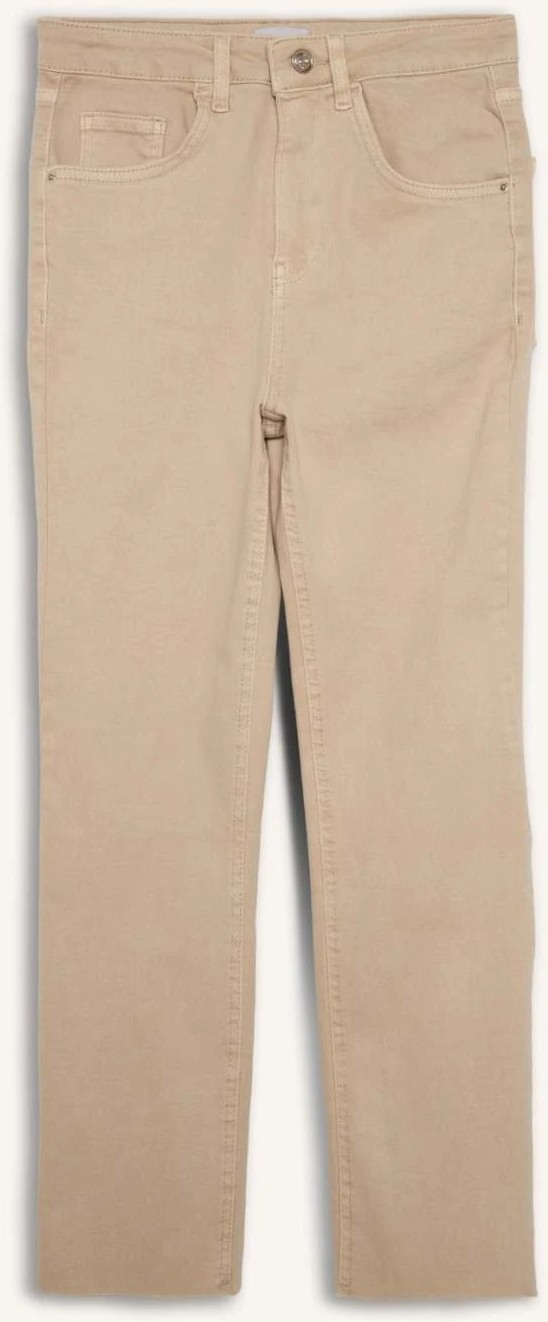 DeFacto Crop Flare Fit Yüksek Bel Bilek Boy Jean Pantolon E8017AX26SM görsel 6