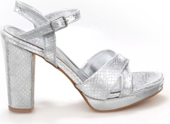 Papuçcity Tamer 03146 10 cm Platform Topuklu Kadın Abiye Ayakkabı görsel 4