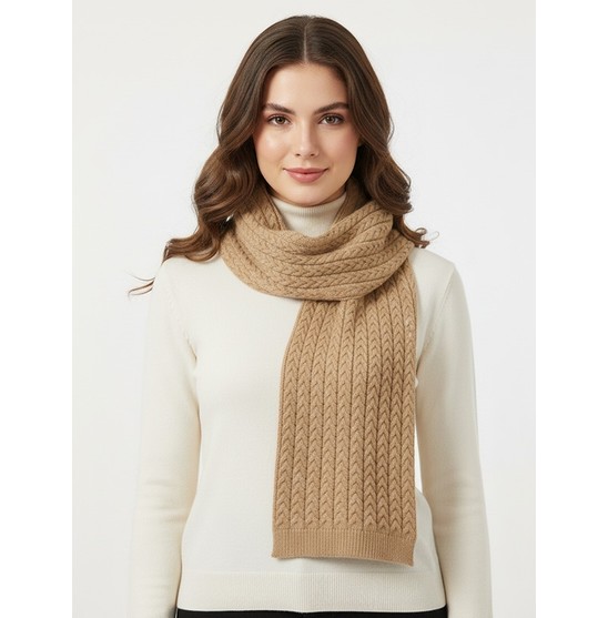 Only asmın Knıt Scarf cc Kadın Mor Atkı - 15350200 görsel 3