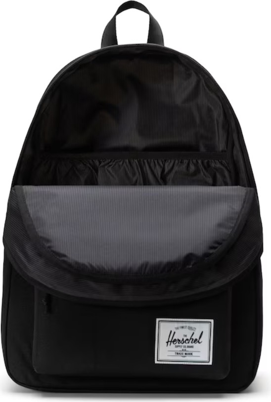 Herschel Classic™ XL Sırt Çantası Siyah Polyester Materyal ile Ergonomik Tasarım ve Su Şişesi Cebi görsel 2