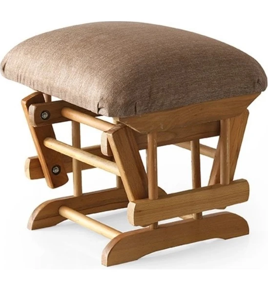 Resim Bonita Baba, Emzirme Koltuğu Sessiz Rulmanlı Konfor, Doğal Kayın Ahşap Tv Koltuğu 