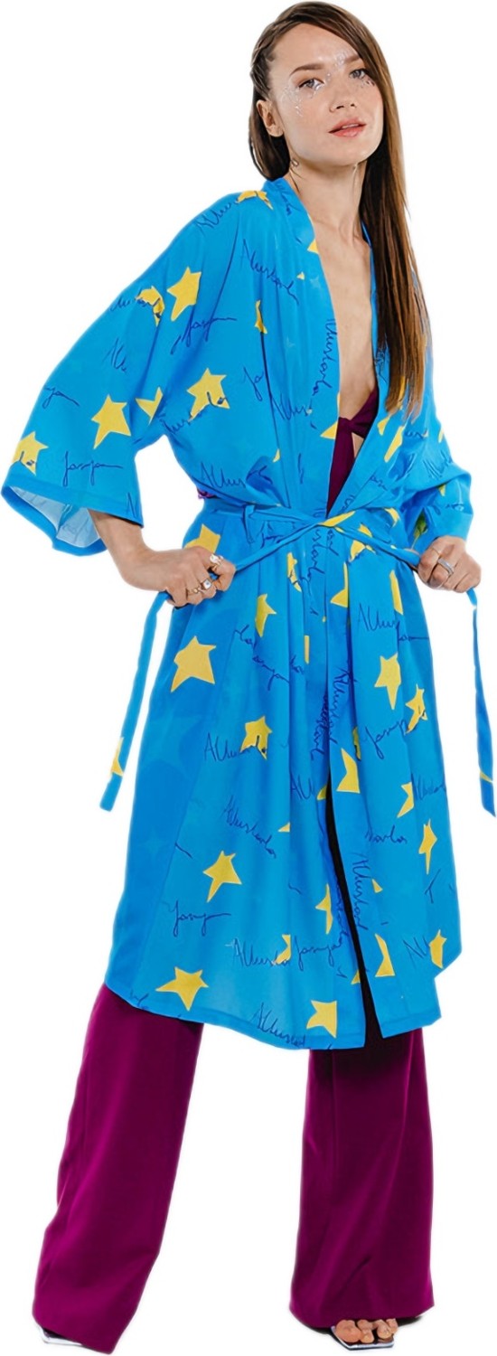 Anason İşleri Başımda Tacım Kimono Unisex görsel 2