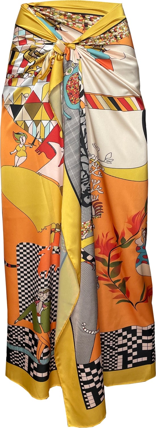 Bolder Vivian Green-Summer 145*100 cm (Iç Göstermez) Pareo görsel 7