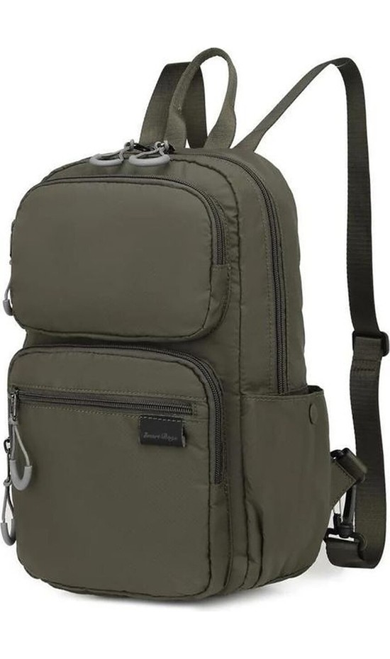 Smart Bags Extra Hafif Kumaş Uniseks Sırt Çantası BC 3142 - Siyah görsel 2
