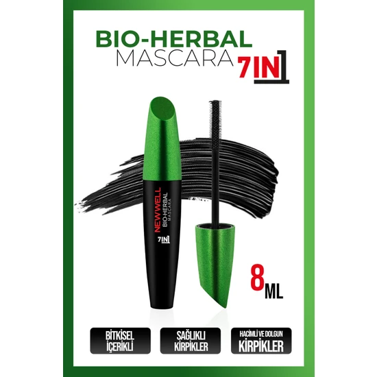 New Well Bio-Herbal Bitkisel Maskara - 7İn1