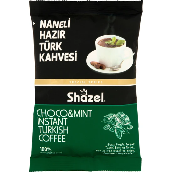 Shazel Naneli Hazır Türk Kahvesi 100G (Aromalı)