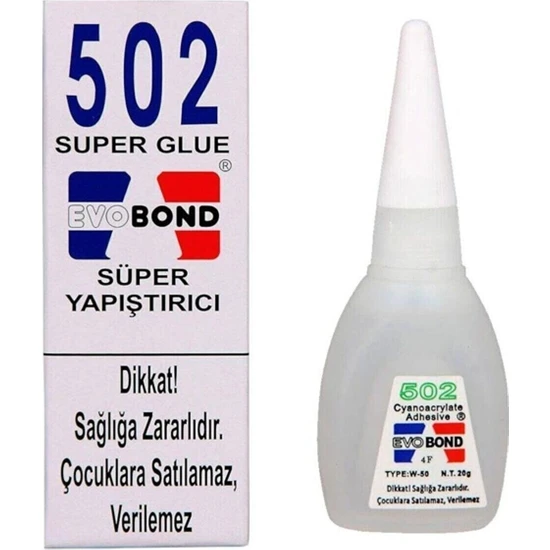 Skygo Evobond 502 Japon Yapıştırıcısı Süper Glue 20 gr