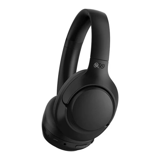 Qcy H3 Hybrid Anc Hi-Res Bluetooth 5.4 Kafaüstü Kablosuz Kulaklık Çift Cihaz desteği siyah