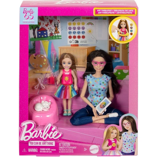 Barbie HRG48 Barbie ve Chelsea Sanat Atölyesi Oyun Seti