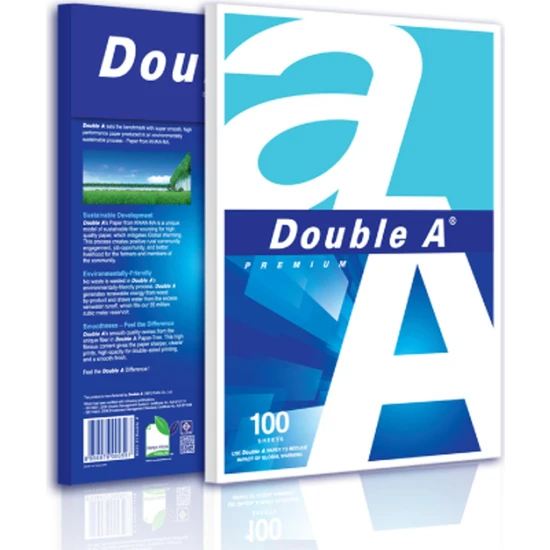 Double A A4 80 Gr/m² Beyaz Fotokopi Kağıdı 100'LÜ Paket