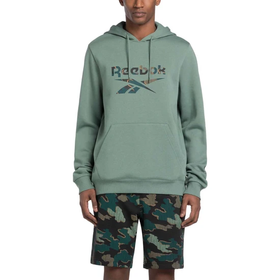 Reebok Rı Motıon Camo Oth Pastel Yesıl Erkek Sweatshirt