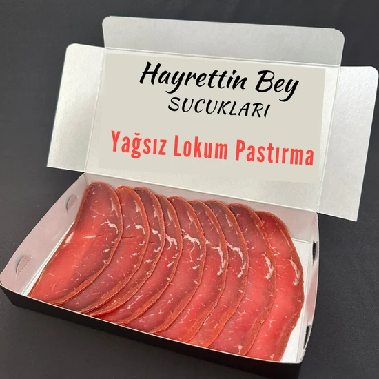 HBS Hayrettin Bey Sucukları Özel Yağsız Lokum Pastırma 500 gr