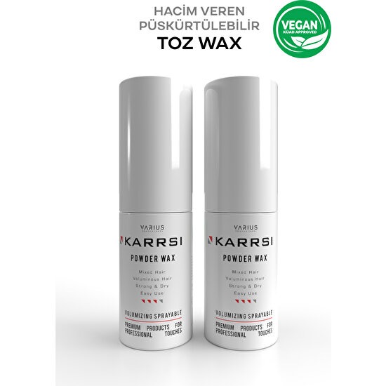 Varius Profesyonel Karrsı Saç Şekillendirici Toz-Pudra Wax 30 ml Krepe Tozu Powder Cloud
