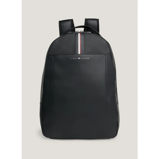 Tommy Hilfiger Siyah Erkek 30X45X15 cm Sırt Çantası Th Corporate Backpack