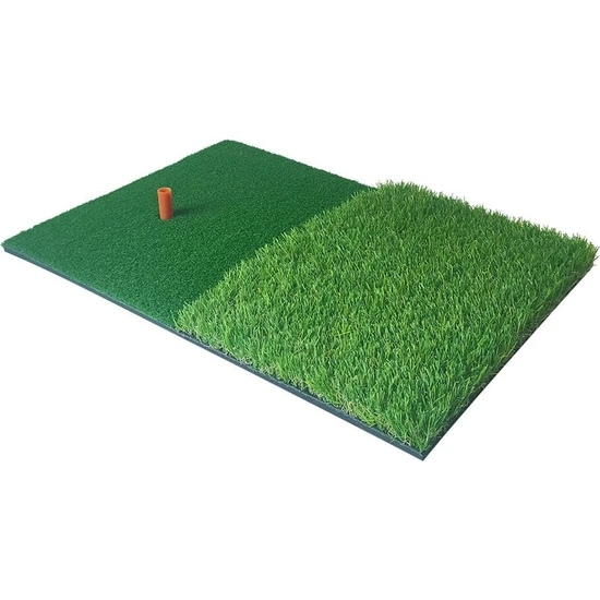 Rhythmic Golf Uygulama Mat Suni Çim Naylon Çim Kauçuk Tişört Arka Bahçe Açık Golf Vuruş Mat Dayanıklı Eğitim Pedi 40X60 cm (Yurt Dışından)