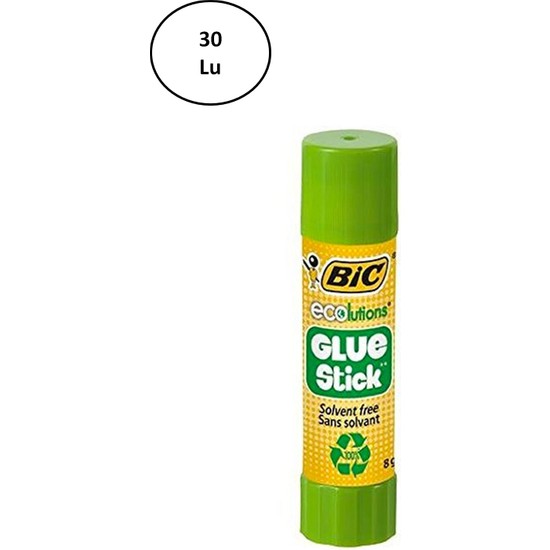 Bic Ecolutions Colla Stick - Confezione Da 30 Pezzi, Lavabile, Per Ufficio E Scuola - Foto 13