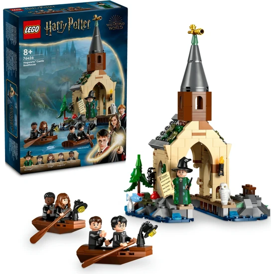 LEGO® Harry Potter# Hogwarts# Şatosu Kayıkhanesi 76426 - 8 Yaş ve Üzeri Harry Potter Hayranları Için 7 Minifigür Içeren Koleksiyonluk Yaratıcı Oyuncak Yapım Seti (350 Parça)