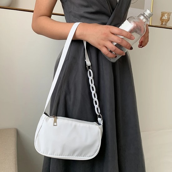 Qiuming Shop Bordo Tarzı Retro Kadın Çantaları Rendy Vintage Fiyatı