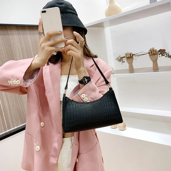 Qiuming Shop Ordu Yeşili Tarzı Retro Kadın Çantaları Rendy Fiyatı