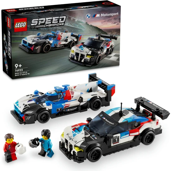 LEGO® Speed Champions Bmw M4 Gt3 ve Bmw M Hybrid V8 Yarış Arabaları 76922 - 9 Yaş ve Üzeri Çocuklar Için Koleksiyonluk ve Sergilenebilir Yaratıcı Oyuncak Model Yapım Seti (676 Parça)