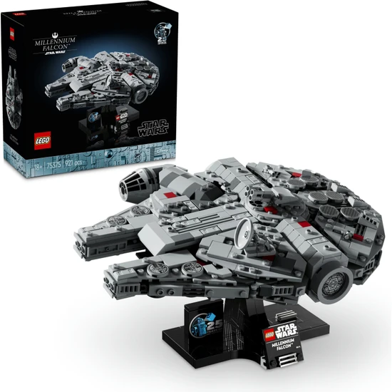 LEGO® Star Wars# Millennium Falcon# 75375 - Star Wars Seven Yetişkinler Için Inşa Edilebilen Koleksiyonluk Yaratıcı Starship Modeli Yapım Seti (921 Parça)