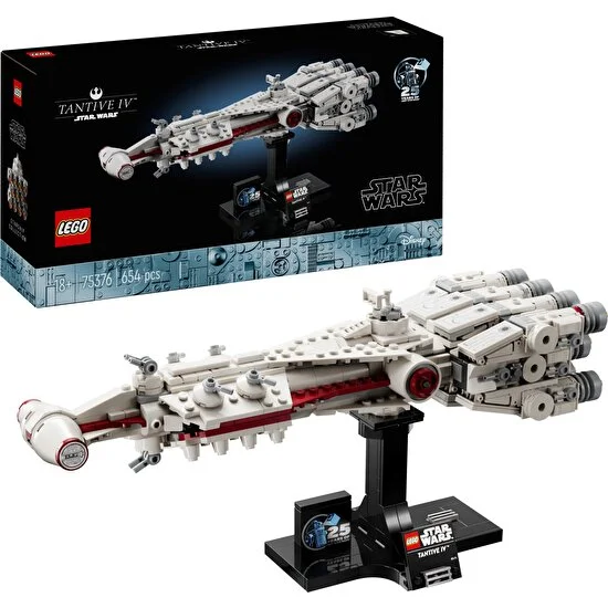 LEGO® Star Wars# Tantive Iv# 75376 - Star Wars Seven Yetişkinler Için Inşa Edilebilen Koleksiyonluk Yaratıcı Starship Modeli Yapım Seti (654 Parça)