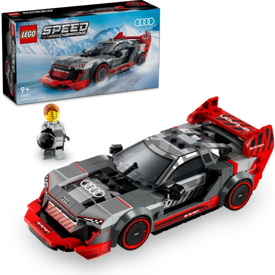 LEGO® Speed Champions Audi S1 E-Tron Quattro Yarış Arabası 76921 - 9 Yaş ve Üzeri Çocuklar Için Koleksiyonluk ve Sergilenebilir Yaratıcı Oyuncak Model Yapım Seti (274 Parça)