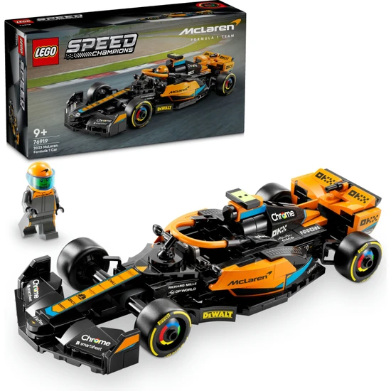 LEGO® Speed Champions 2023 Mclaren Formula 1 Yarış Arabası Set 76919 - 9 Yaş ve Üzeri Çocuklar Için Koleksiyonluk ve Sergilenebilir Yaratıcı Oyuncak Model Yapım Seti (245 Parça)