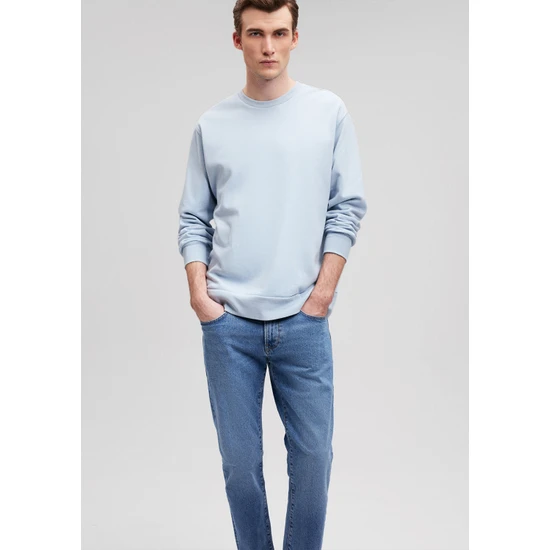 Mavi Bisiklet Yaka Mavi Basic Sweatshirt 0S10108-70803