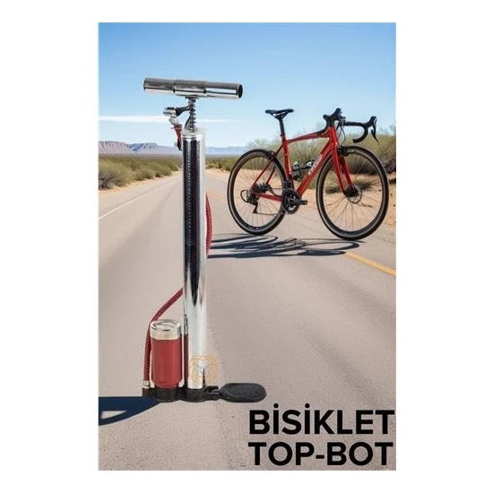 Open Cart Akdenizpos  AR01  Bisiklet Bot Top Yatak Şişirme Pompası 423126 (Yeni)
