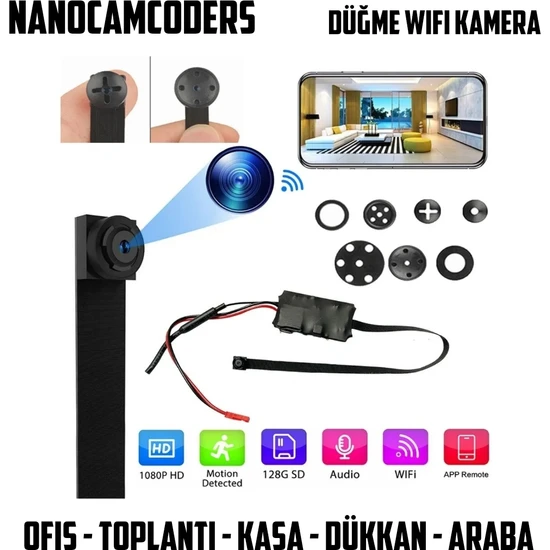 Nanocamcoders 1k 1080P Mini Kamera Ev Güvenliği Küçük Gövde Kamera Spor Dv Dvr Gizli Video Kamera Gözetim  Döngü Kaydı